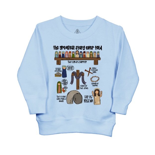 The Greatest Story Ever Told Kid's Sweatshirt
