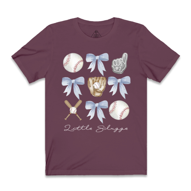 Personalized Bow Baseball Mama T-Shirts