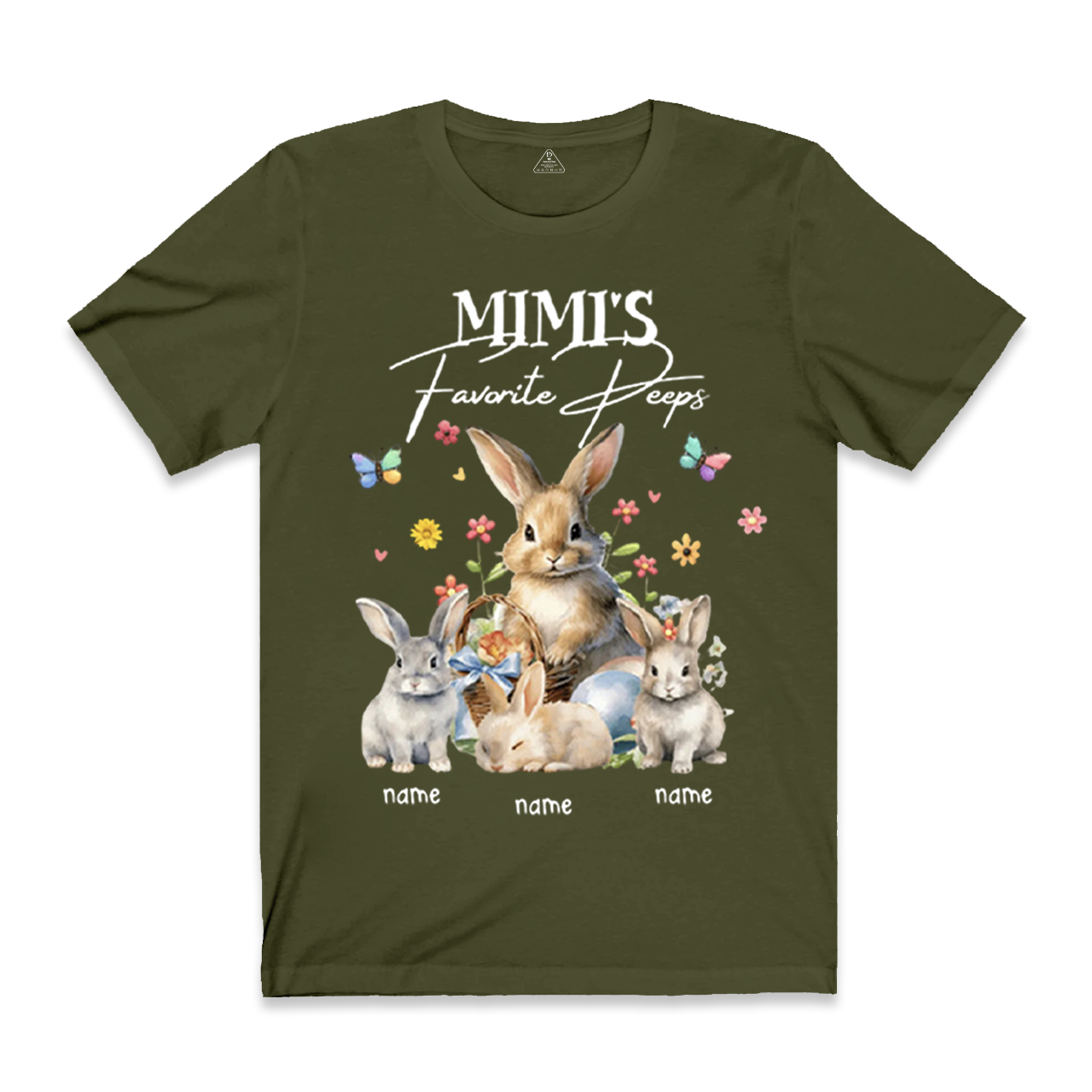 Personalized Favorite Rabbit Easter Day Mama/Grandma Shirt 