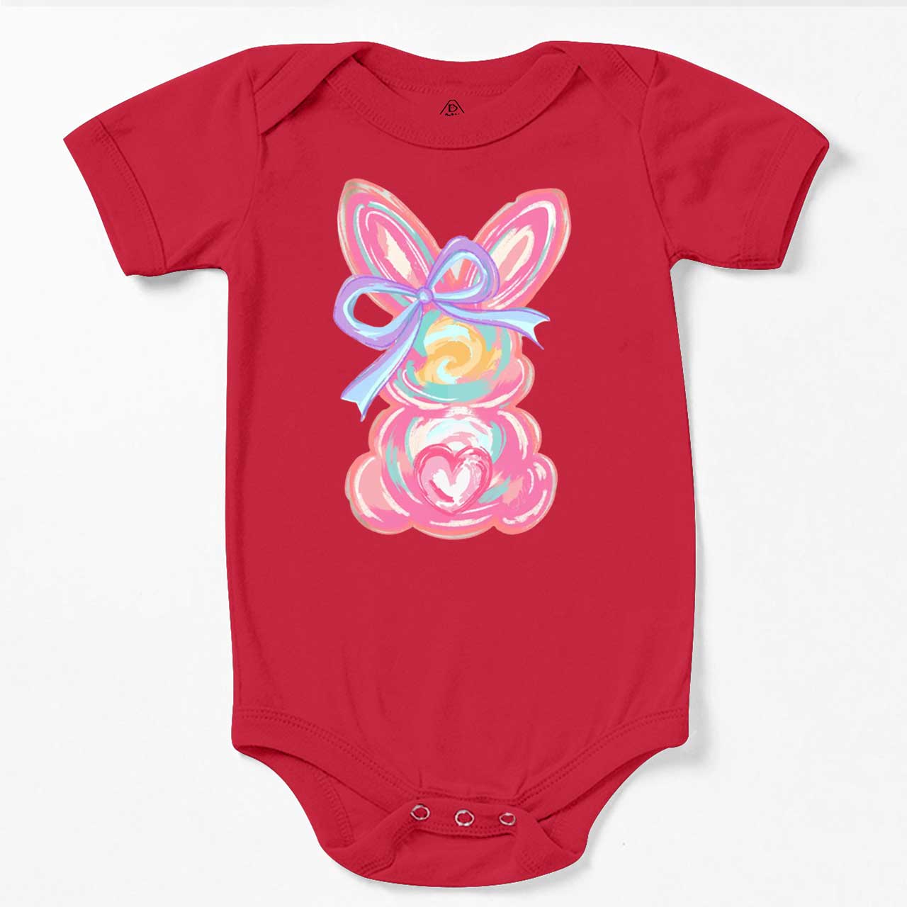 Brushstroke Bunny Easter Bodysuit Beepumpkin