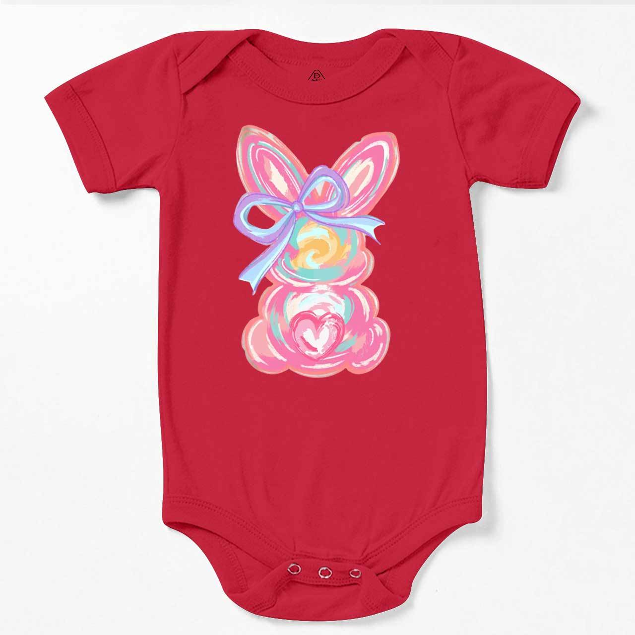 Brushstroke Bunny Easter Bodysuit Beepumpkin