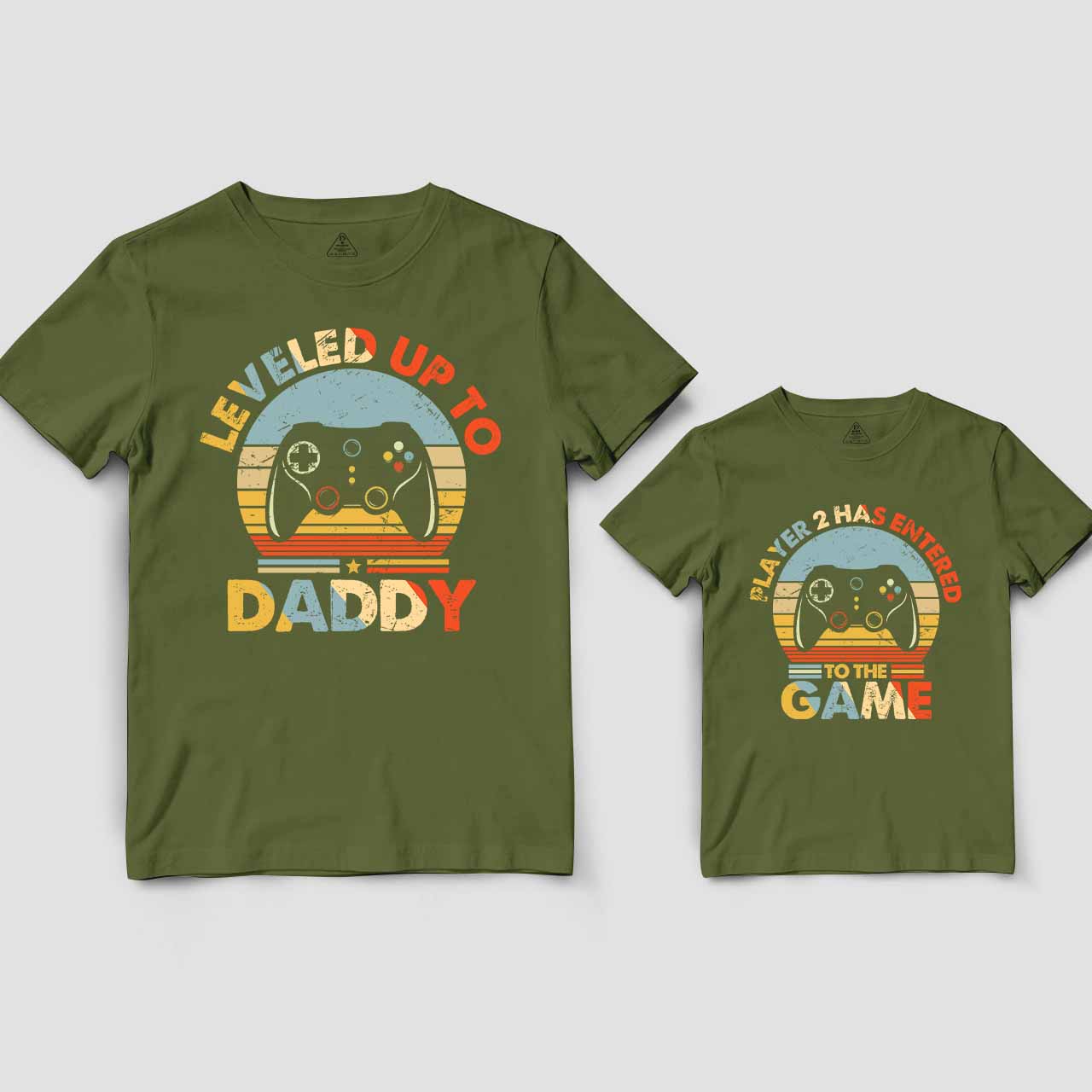 Leveled Up To Player 2 Entered The Game Matching Shirts