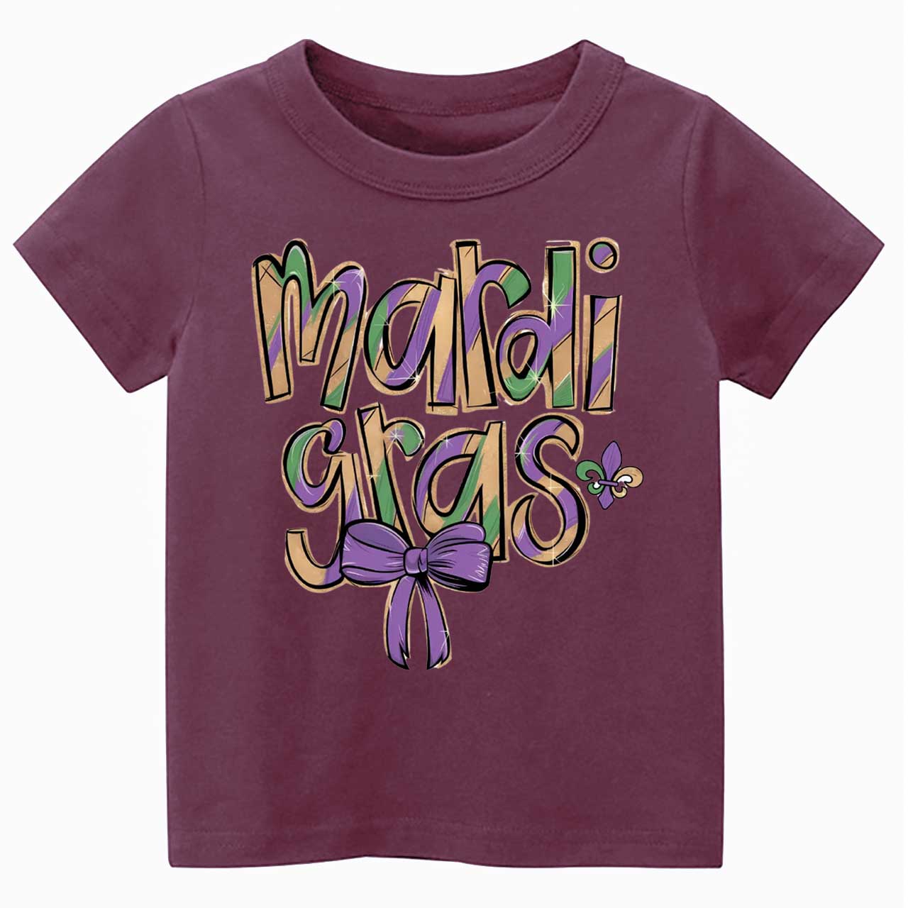 Mardi Gras Toddler&Kid's Tees Beepumpkin