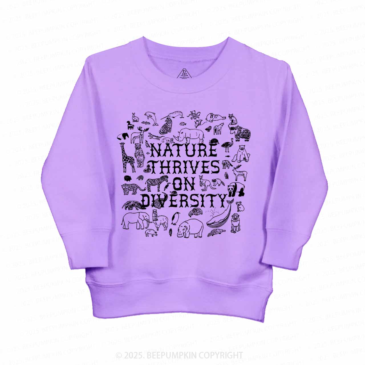 Nature Thrives On Divesity Kid's Sweatshirt