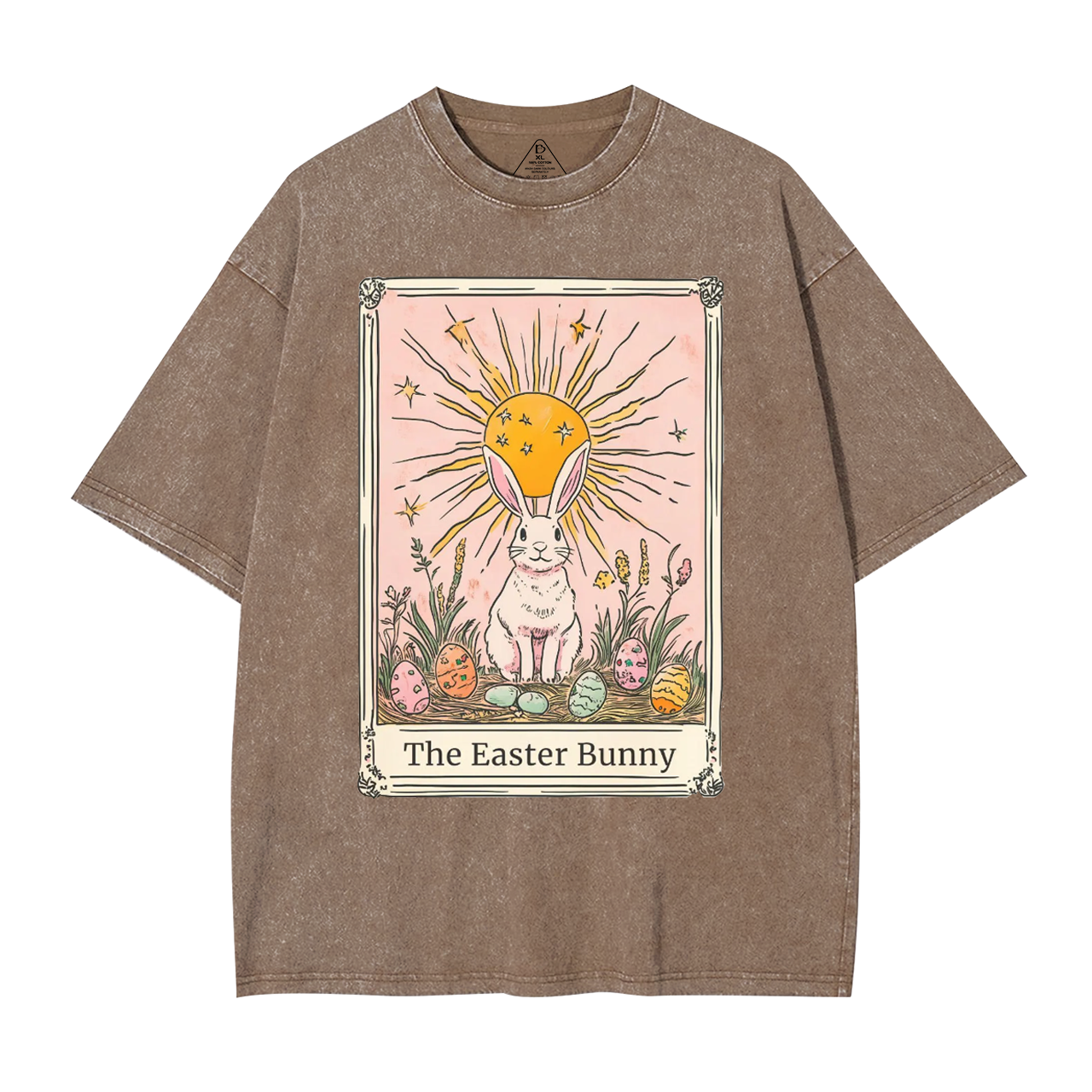 Retro Rabbit Mama Washed T-Shirts
