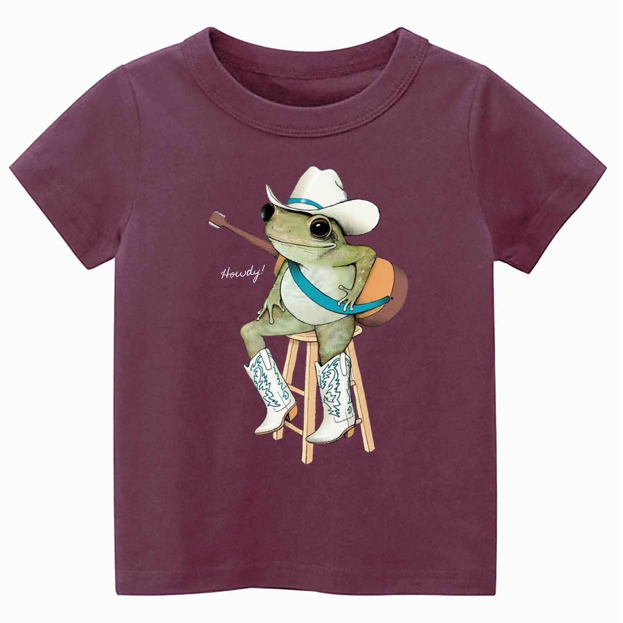 Cowboy Frog Toddler&Kid's Tees Beepumpkin