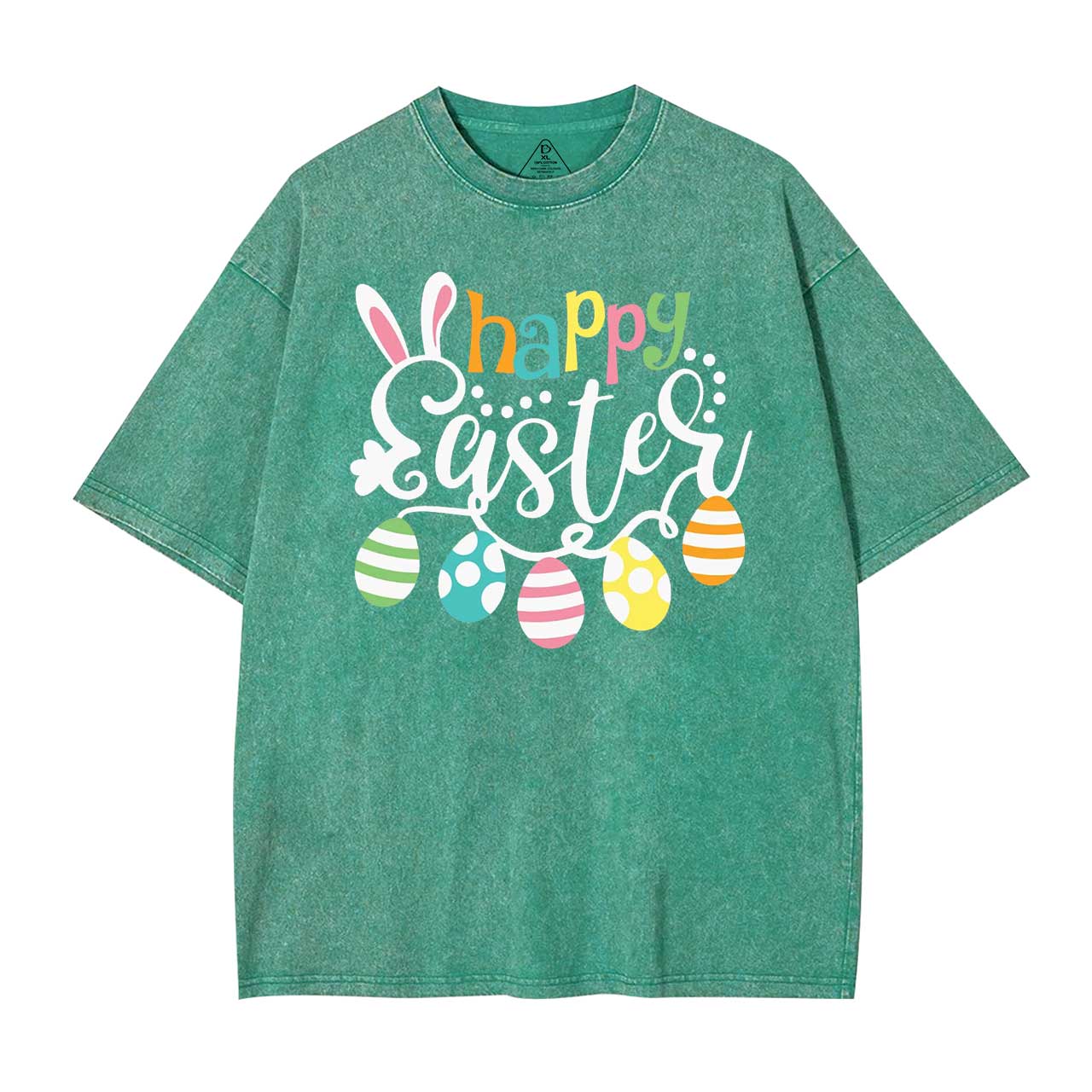 Happy Easter Mama Washed T-Shirts