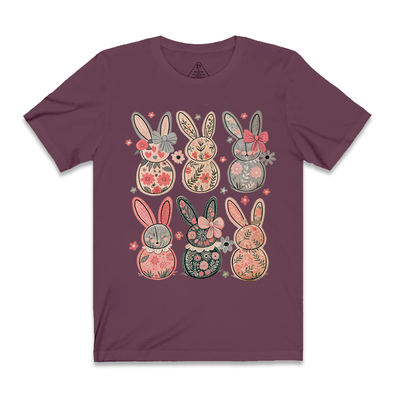 Coquette Easter Bunny Floral Mama T-Shirts