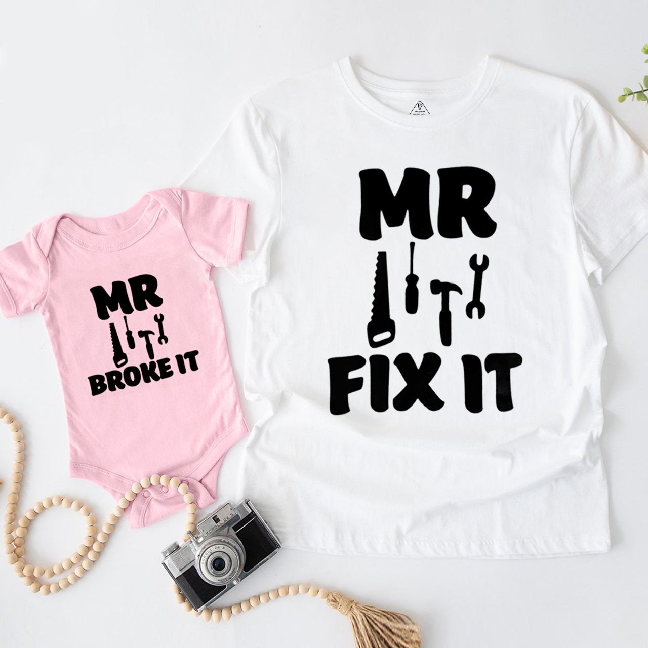 Fix It & Broke It Dad&Me Matching Shirts 