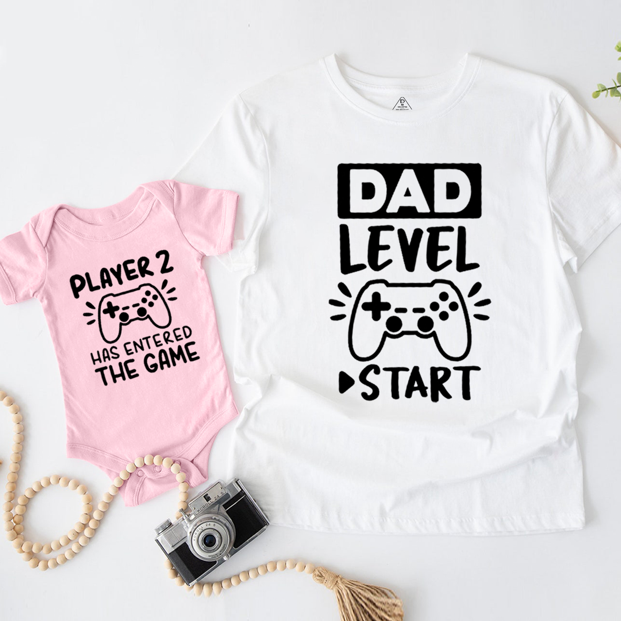 Dad Level Start Dad&Me Matching Shirts