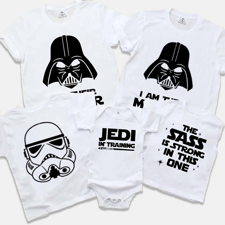 Personalized SW Family Matching Tees Beepumpkin