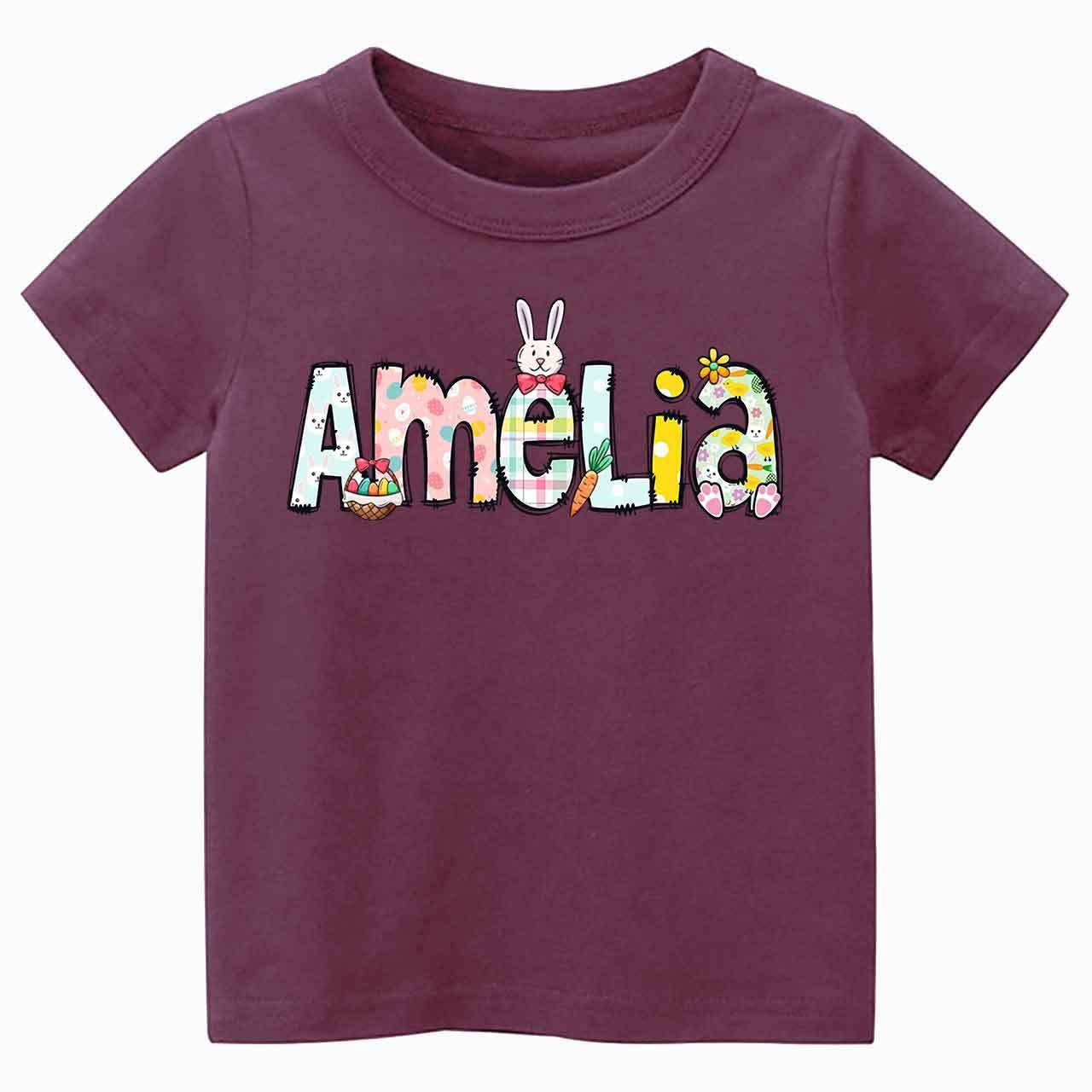 Personalized Easter Alphabet Name Toddler&Kid's Tees Beepumpkin