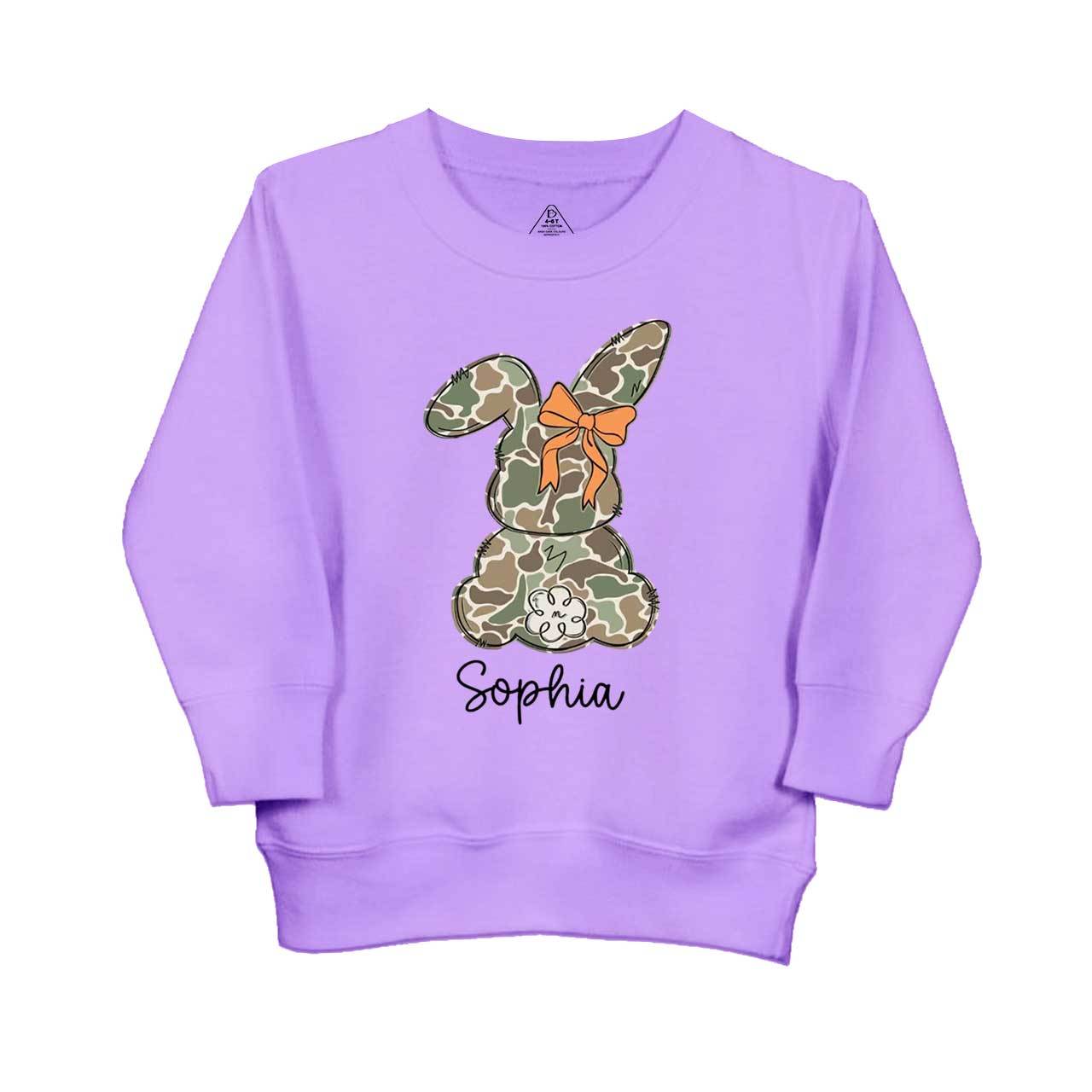 Egg Hunter Bunny Kid's Sweatshirt