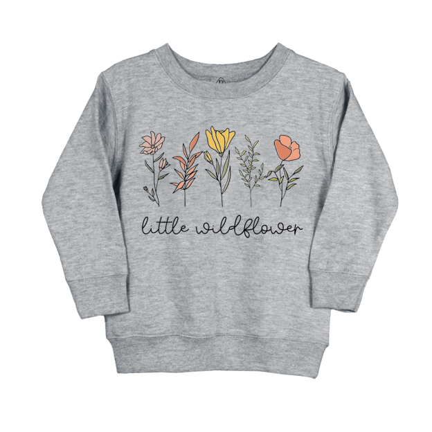 Little Wildflower Kid's Sweatshirt