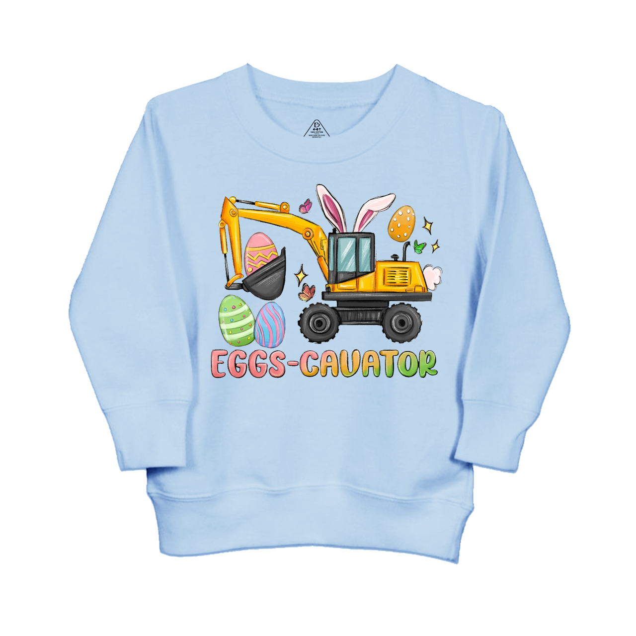 Eggs Cavator Easter Kid's Sweatshirt