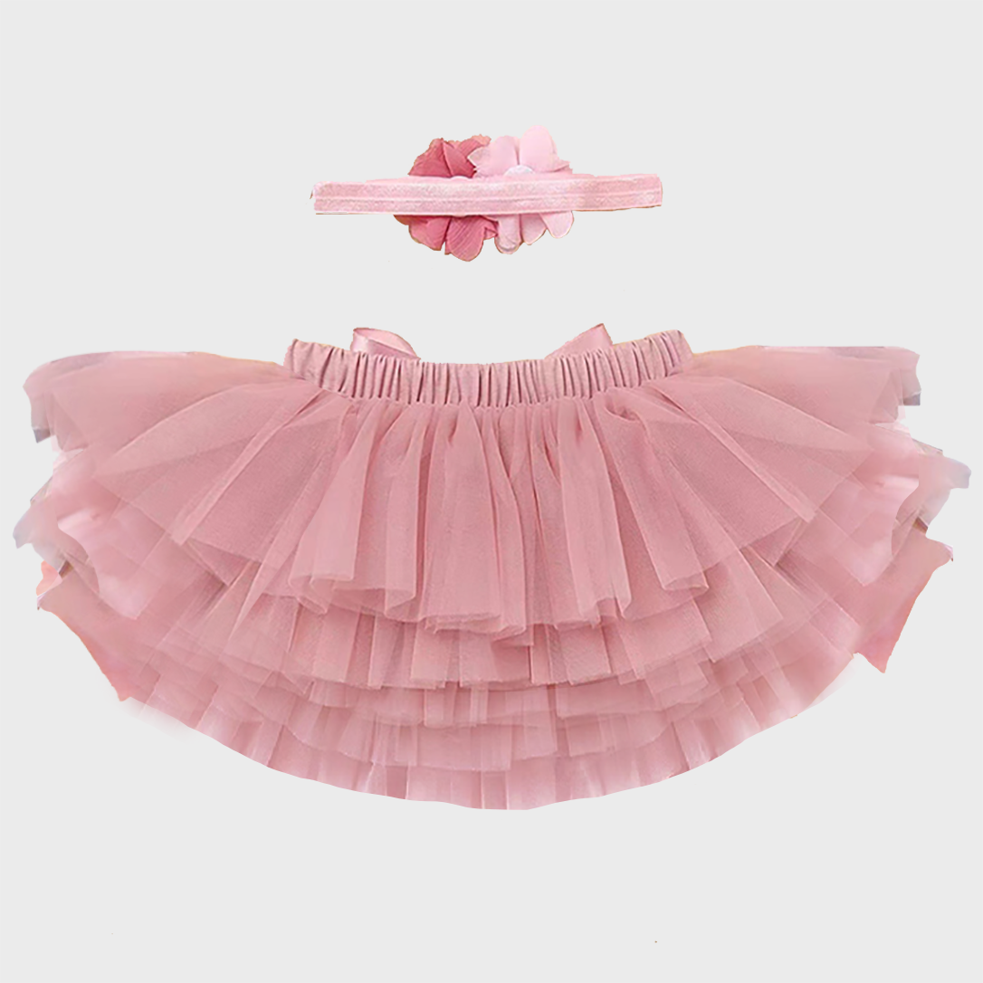 Tulle Tutu Skirt Outfit Sets