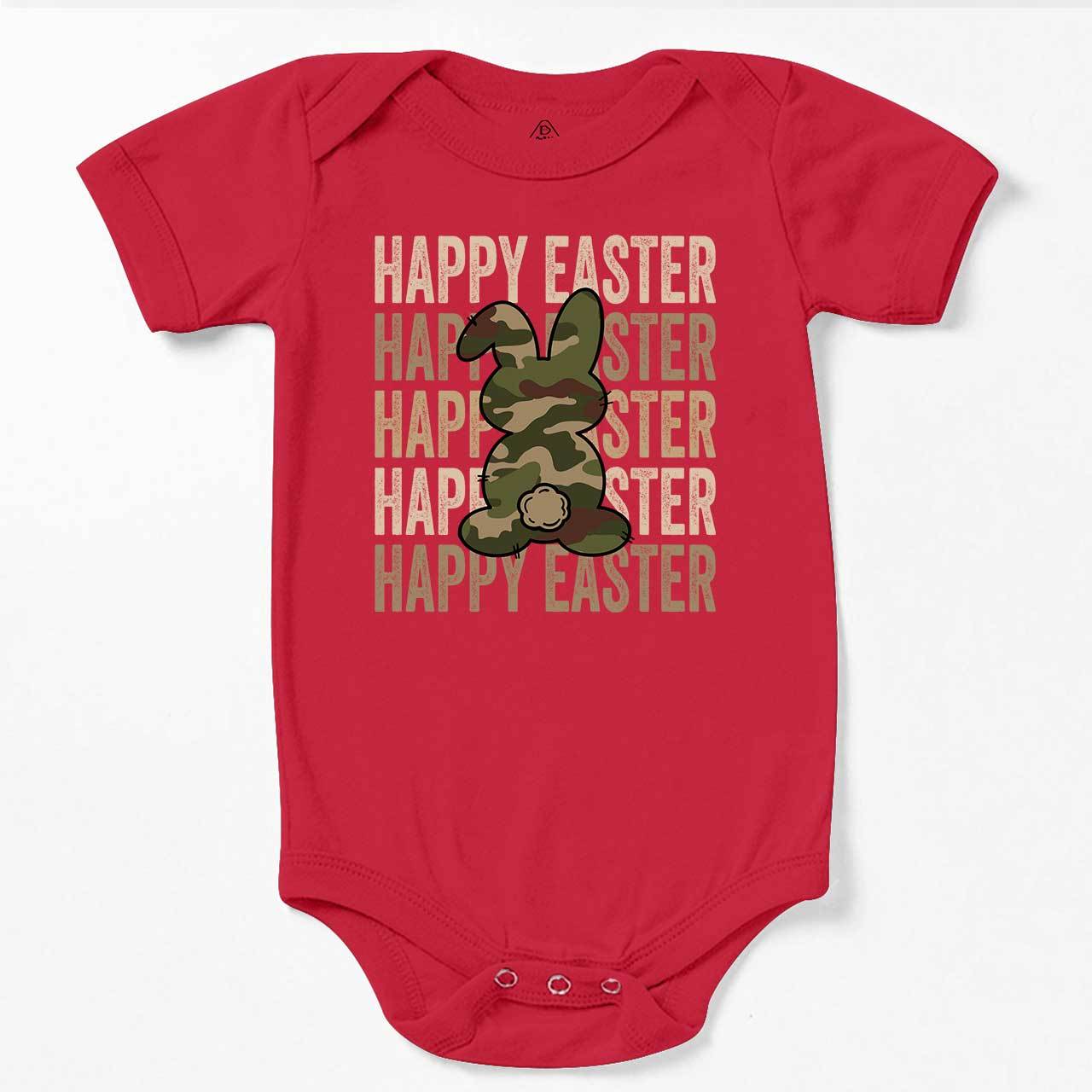Easter Camouflage Happy Bunny Bodysuit Beepumpkin