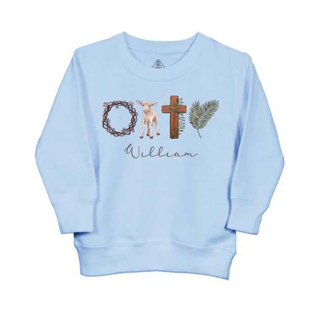 True Story He Is Risen Easter Kid's Sweatshirt