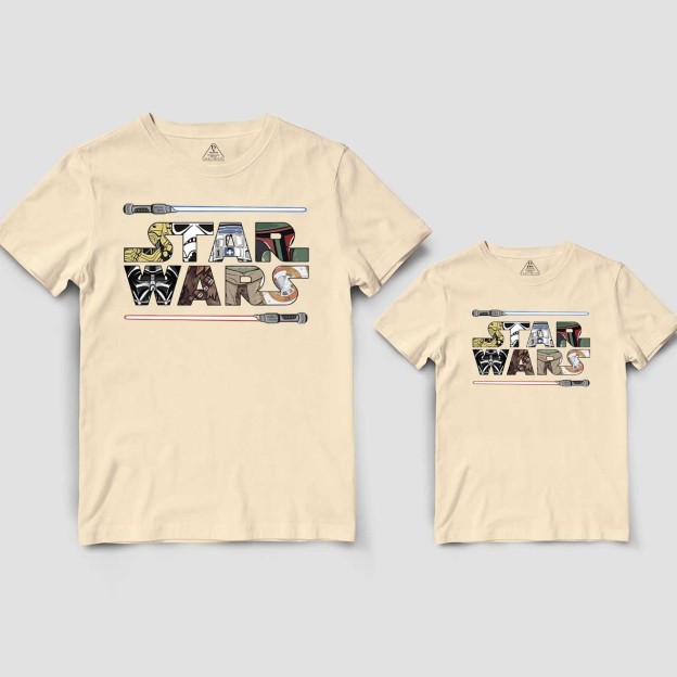 SW Two Sided Dad&Me Matching Shirts