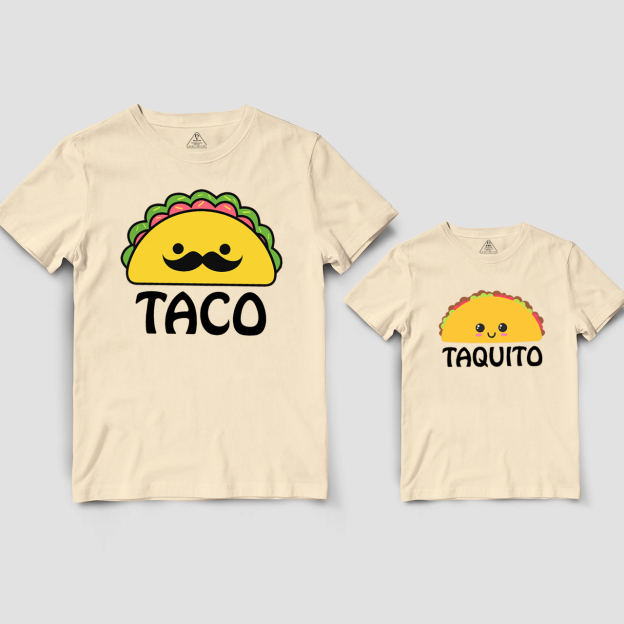 Taco And Taquito Dad&Me Matching Shirts