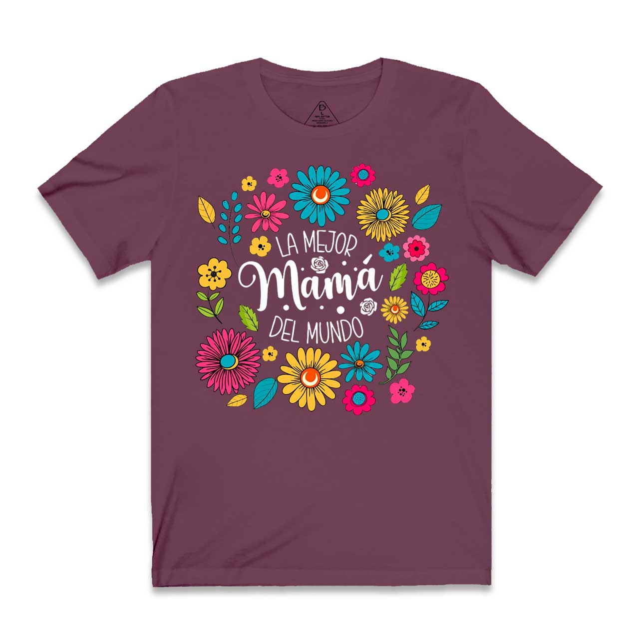 La Mejor Mama Del Mundo Floral T-Shirts 