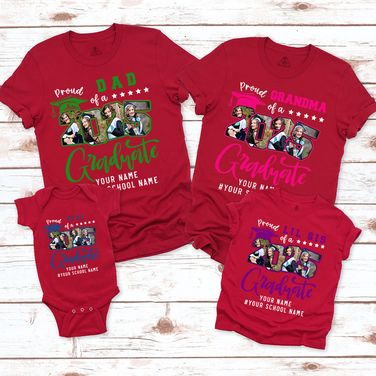 Personalized Proud Family 2025 Graduation Shirts