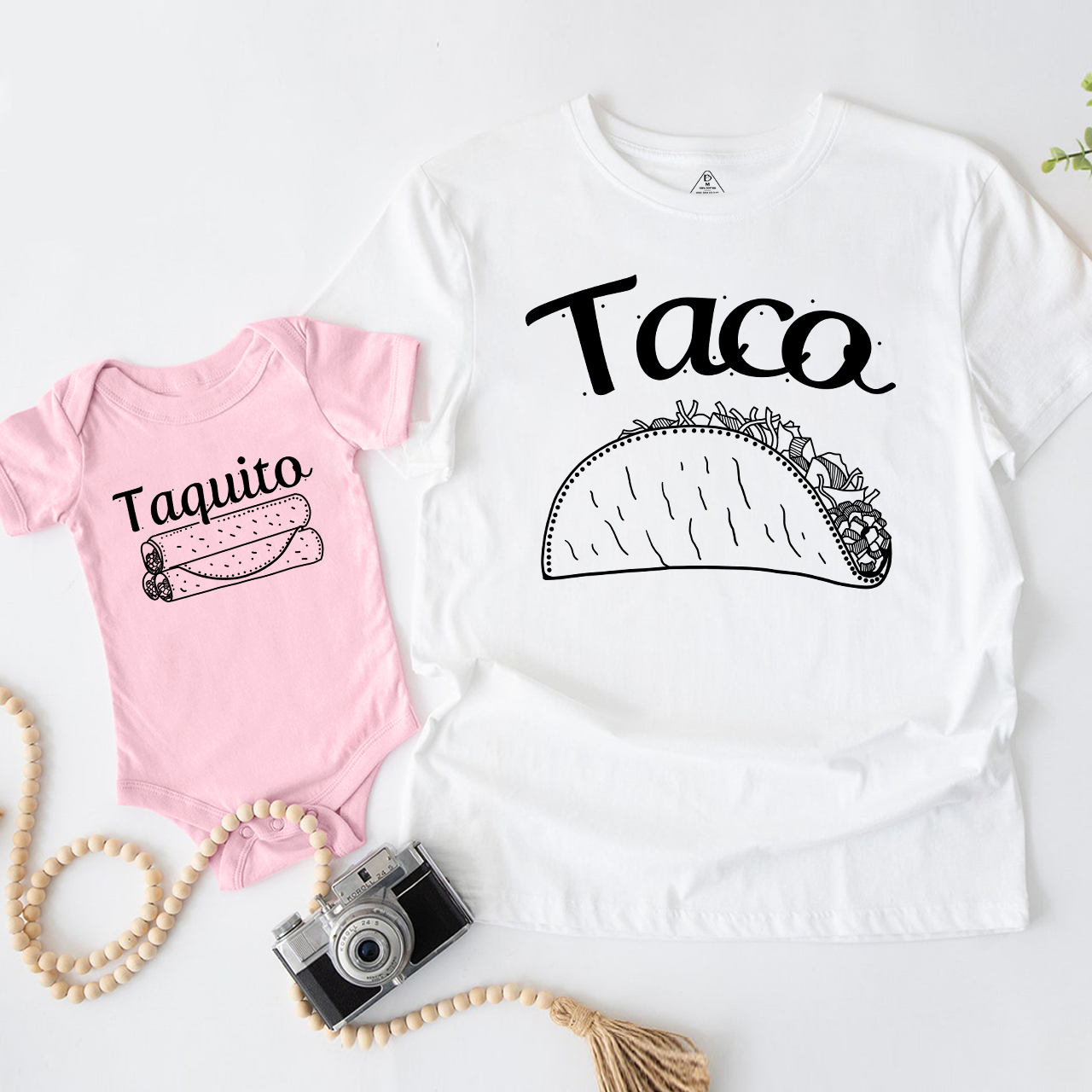 Taco&Taquito Dad&Me Matching Shirts 