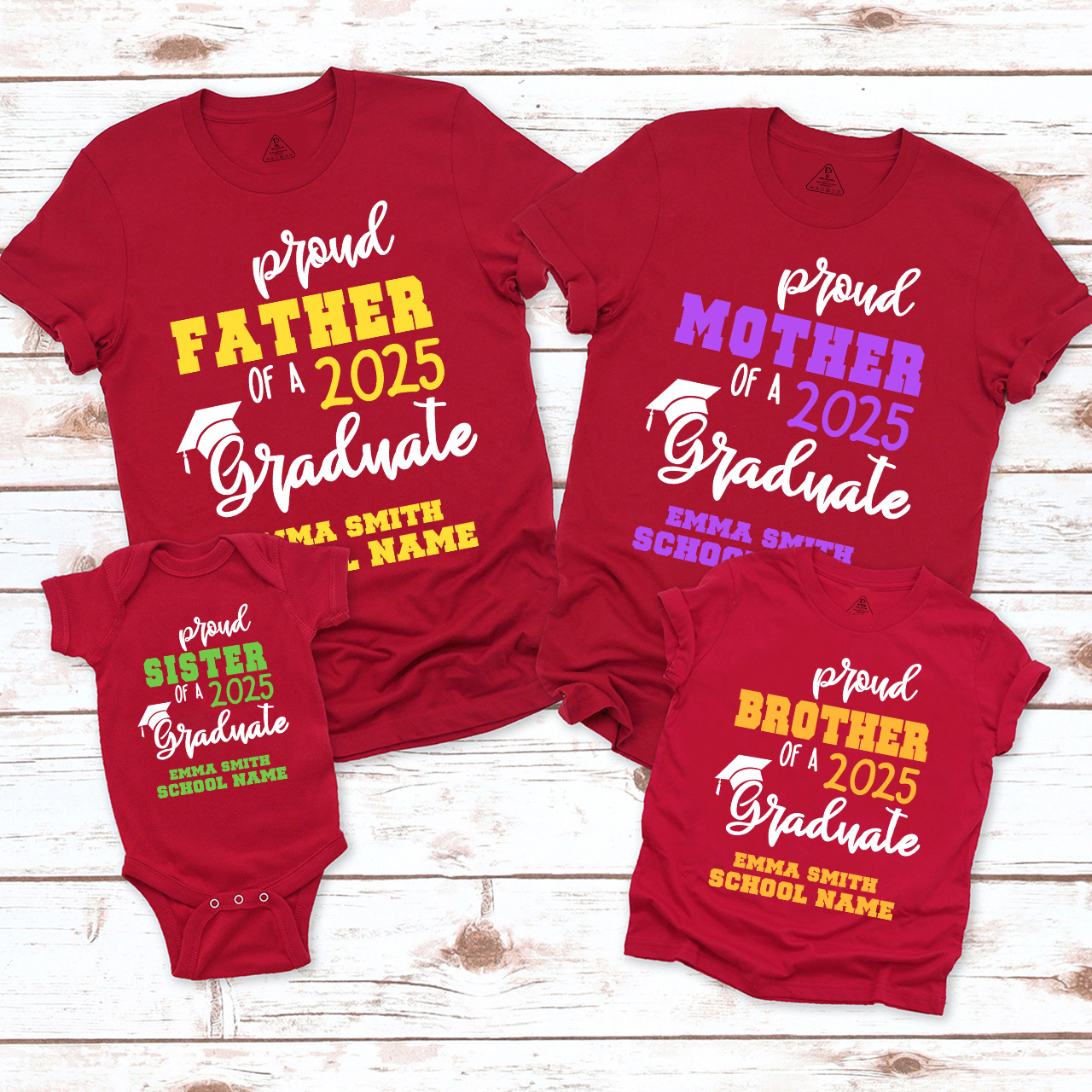Personalized Proud Of 2025 Graduate Family Shirt