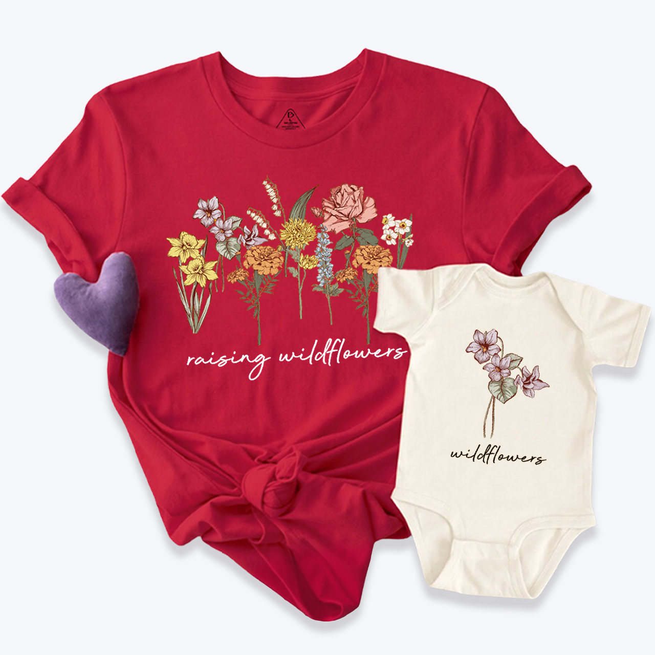 Raising Wildflowers Mom&Me Matching Tees