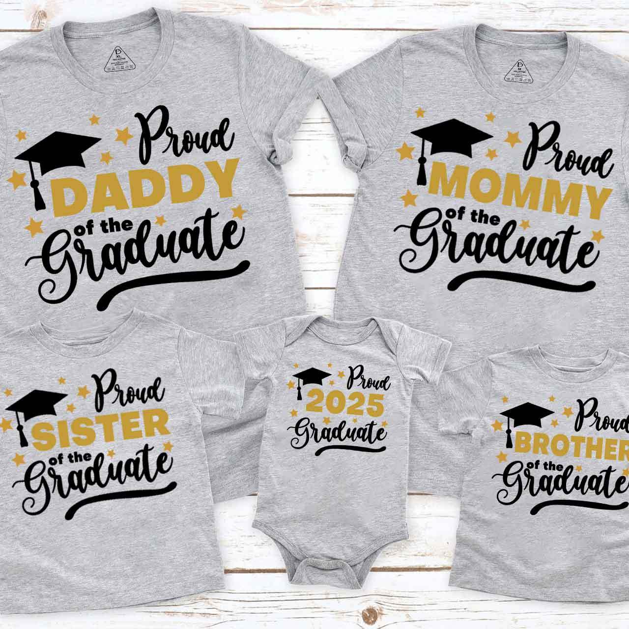 Personalized Proud Of 2025 Graduate Family Shirt