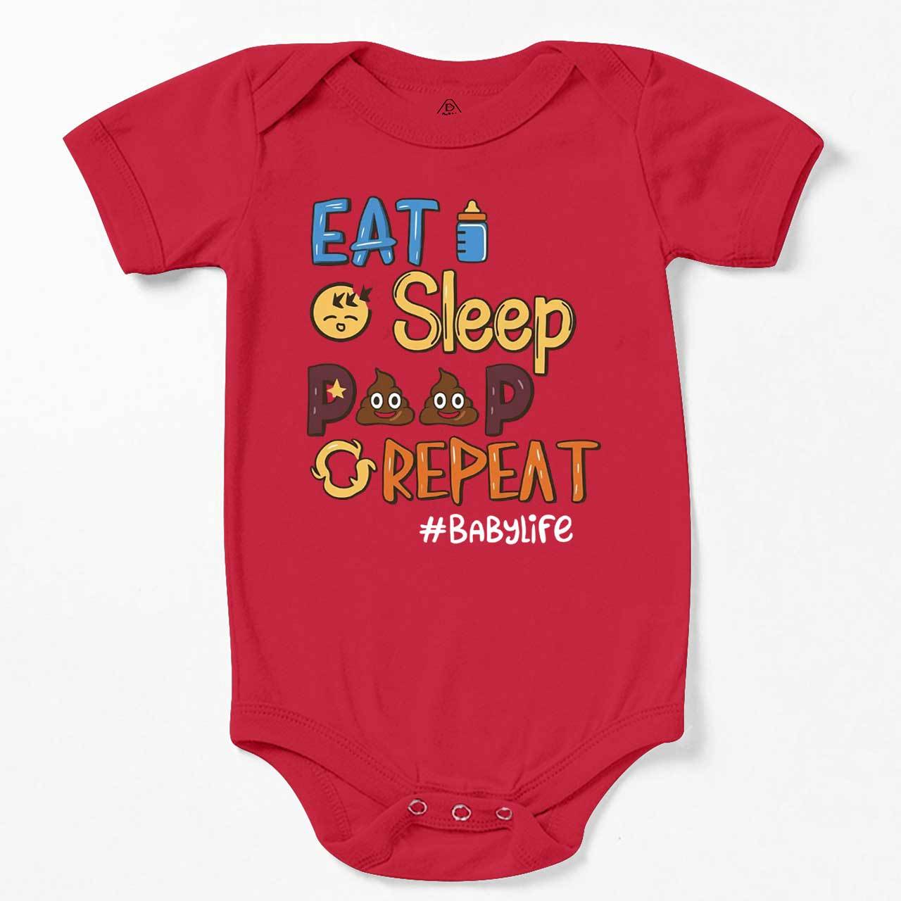 Eat Sleep Poop Repeat Bodysuit Beepumpkin 7