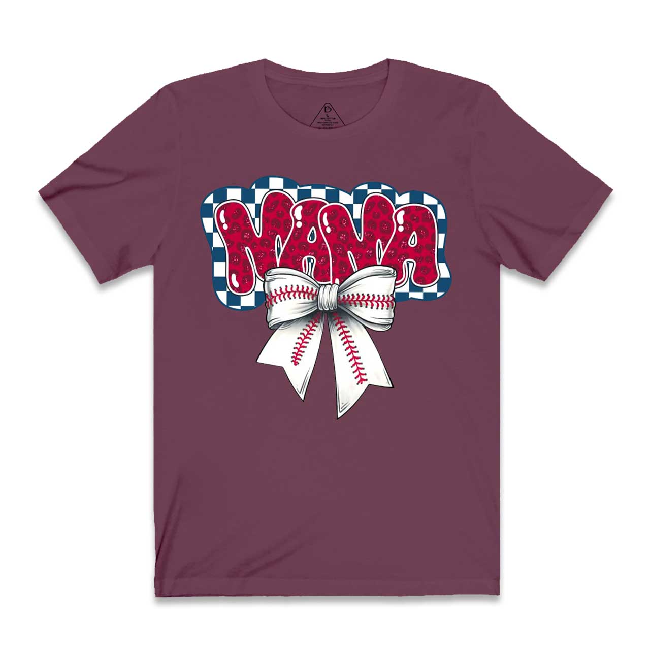 Baseball Bubble Leopard Mama T-Shirts