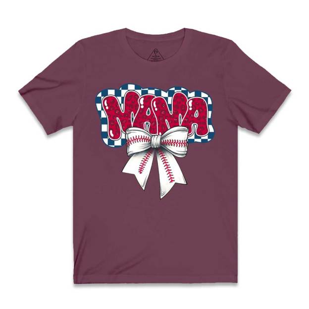 Baseball Bubble Leopard Mama T-Shirts