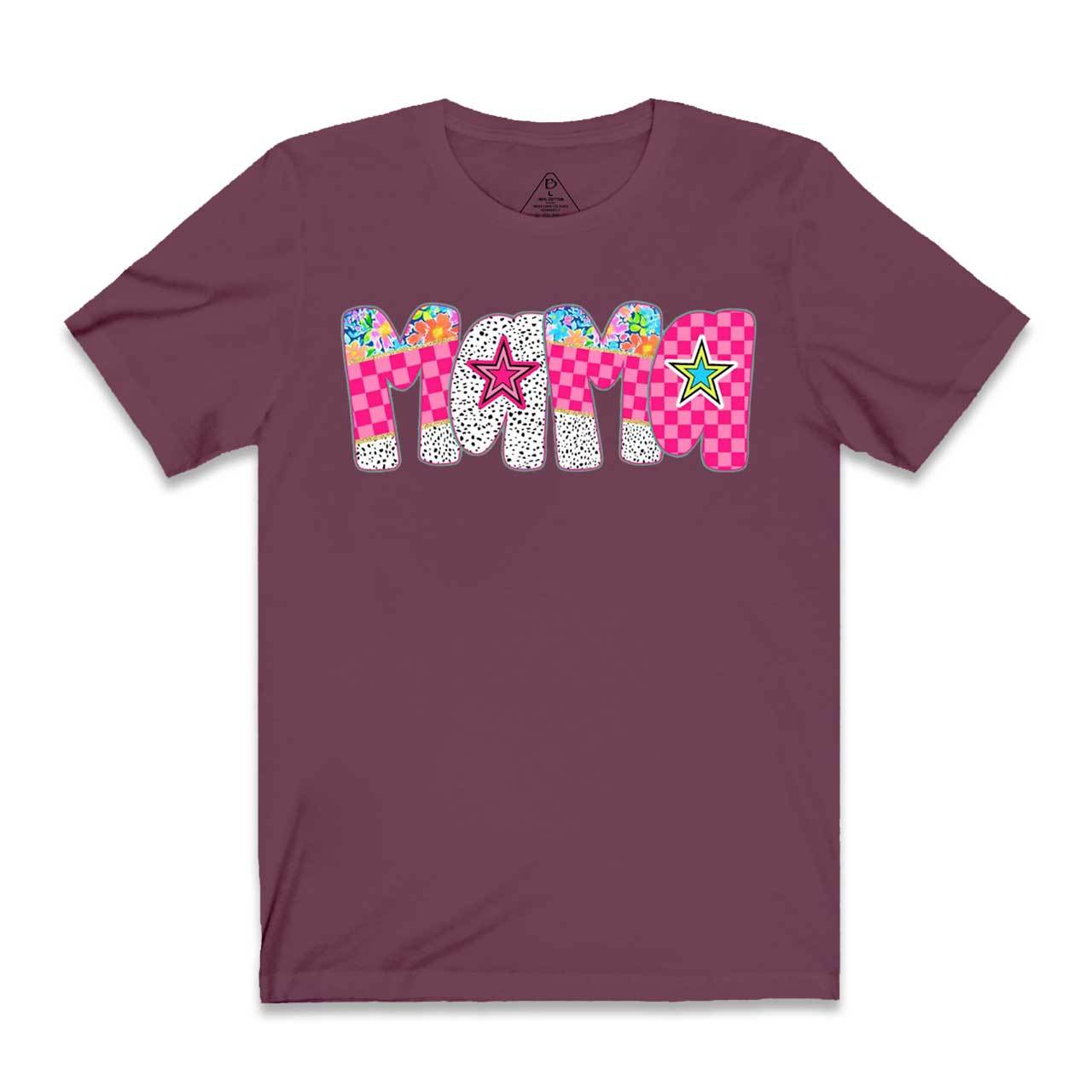 Vibrant And Playful Mama T-Shirts
