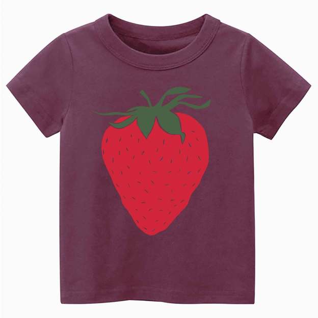 Strawberry Toddler&Kid's Tees Beepumpkin
