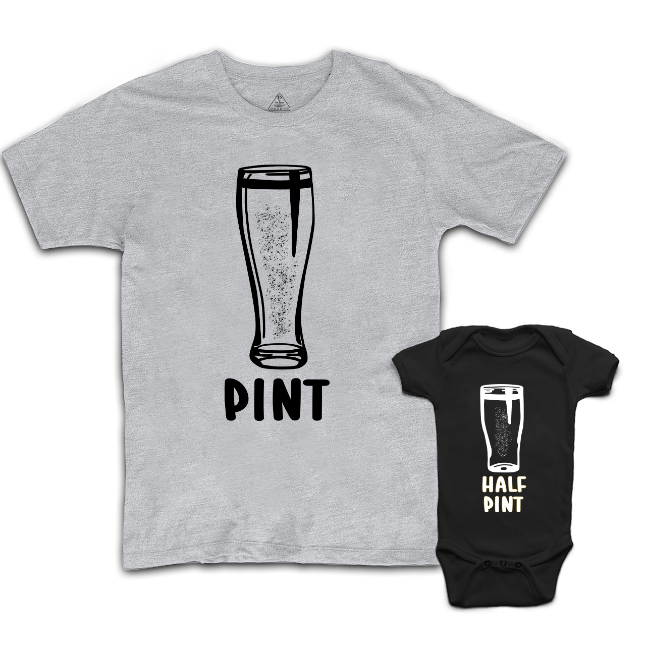 Matching Dad and me Pint & Half Pint Bodysuit & Shirts