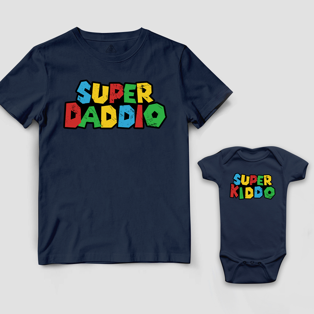 Super Dad Fathers Day Shirt & Baby Bodysuit