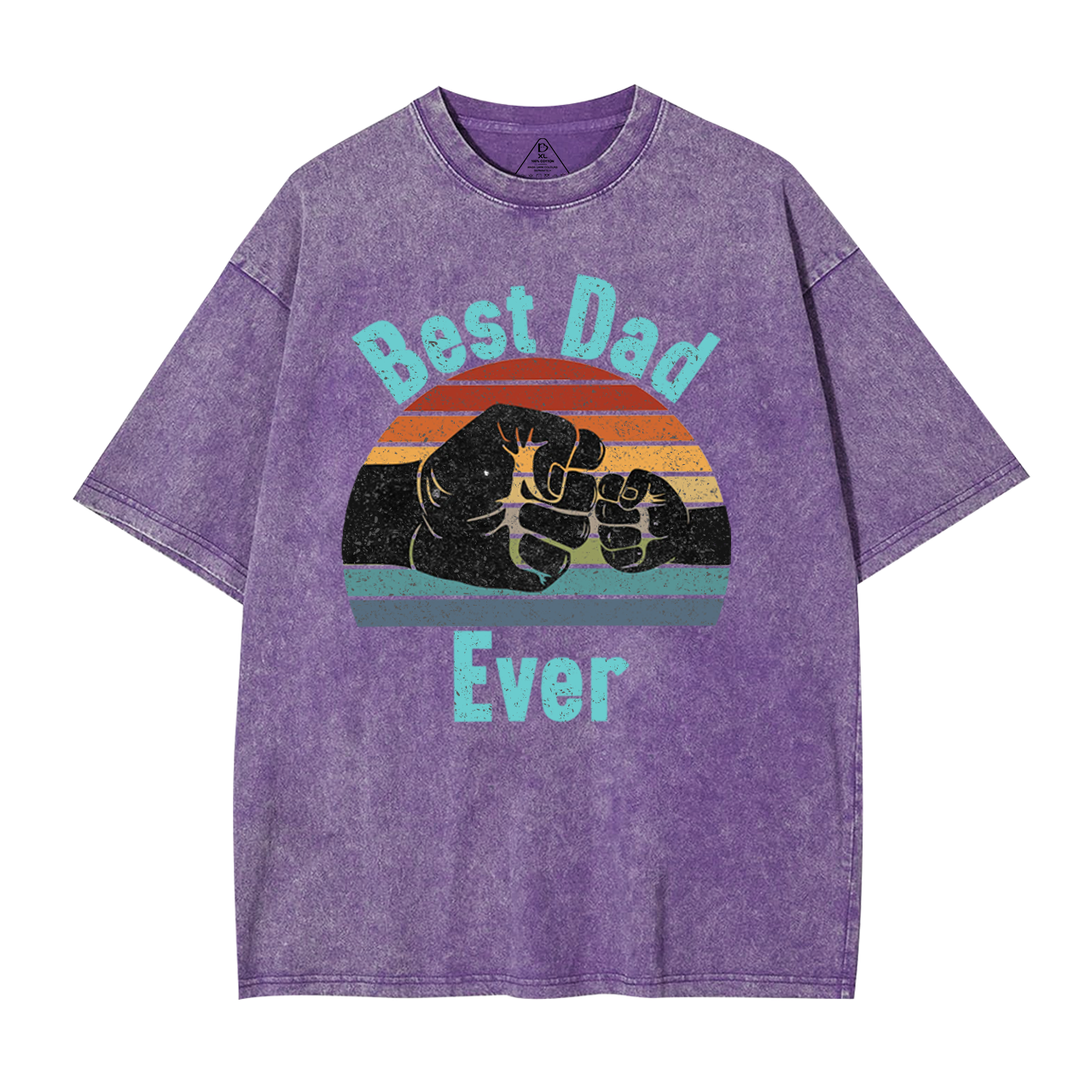 Best Dad Ever Dad Washed T-Shirts