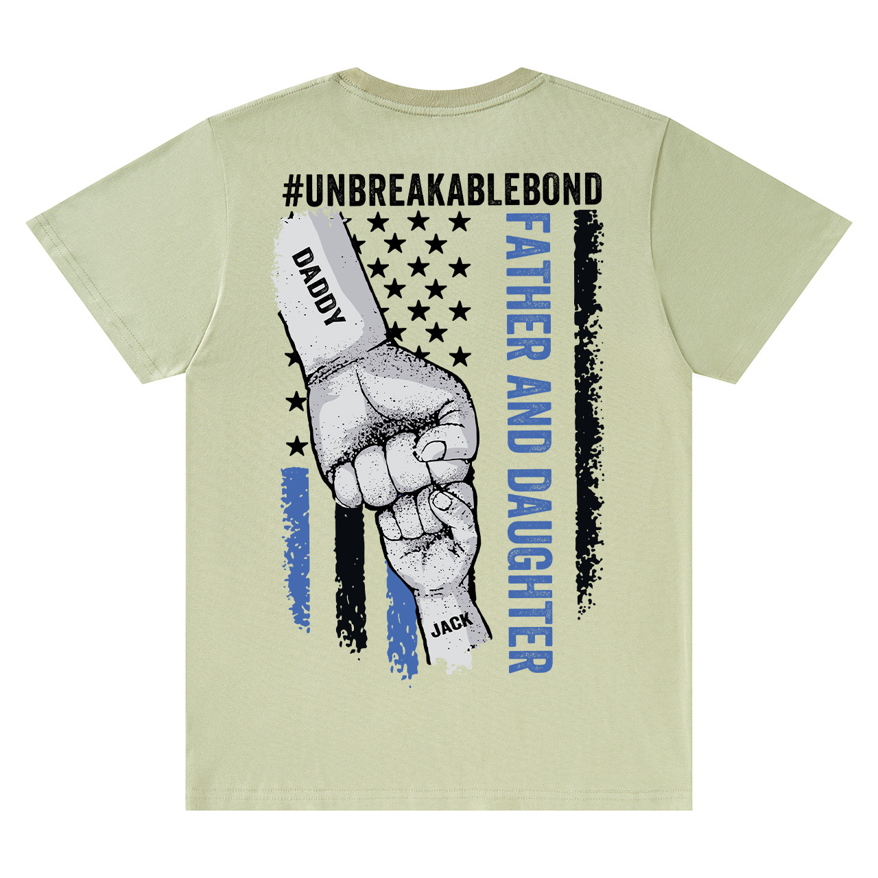  Personalized Unbreakable Bond Dad and me Shirt