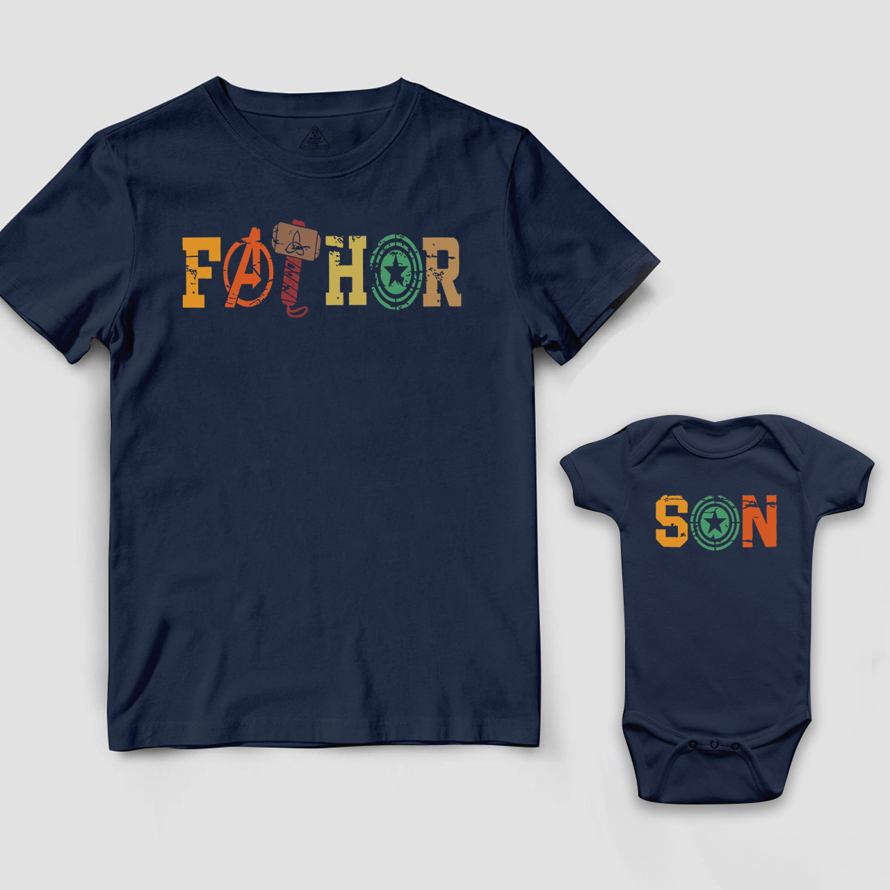 Hero Dad&Me Matching Shirts