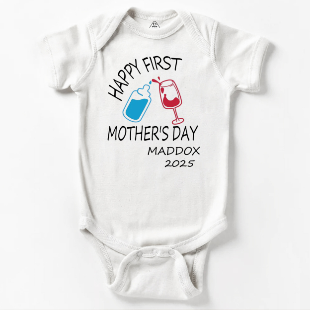 Happy Mother's/ Father's Day Cheers Bodysuit For Baby