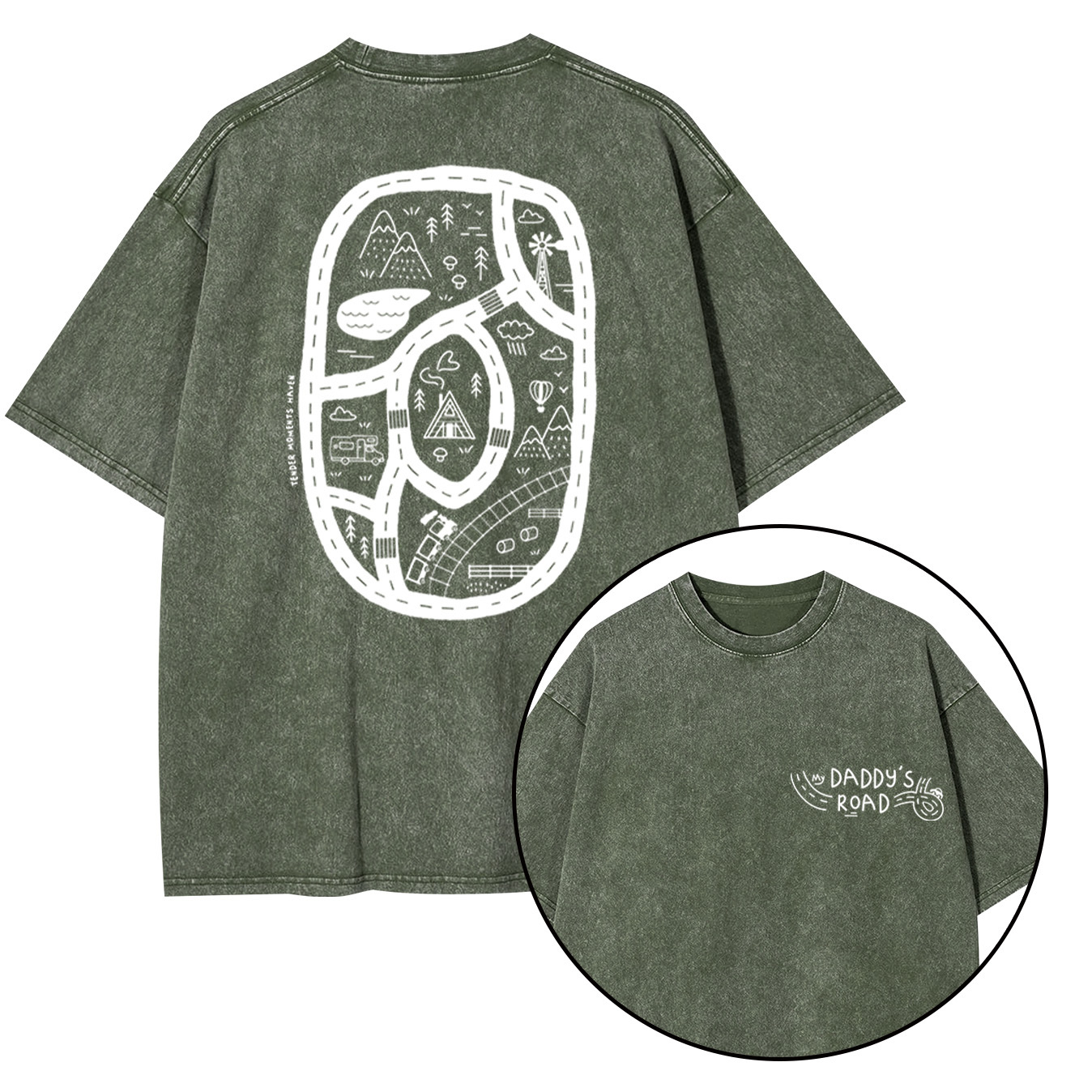 Daddy's Road Washed T-Shirts