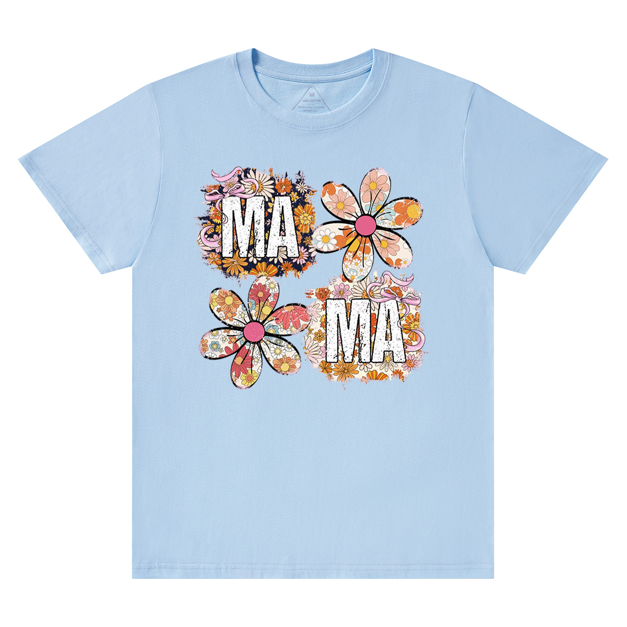 Retro Comfort Colors Floral Mama T-Shirts