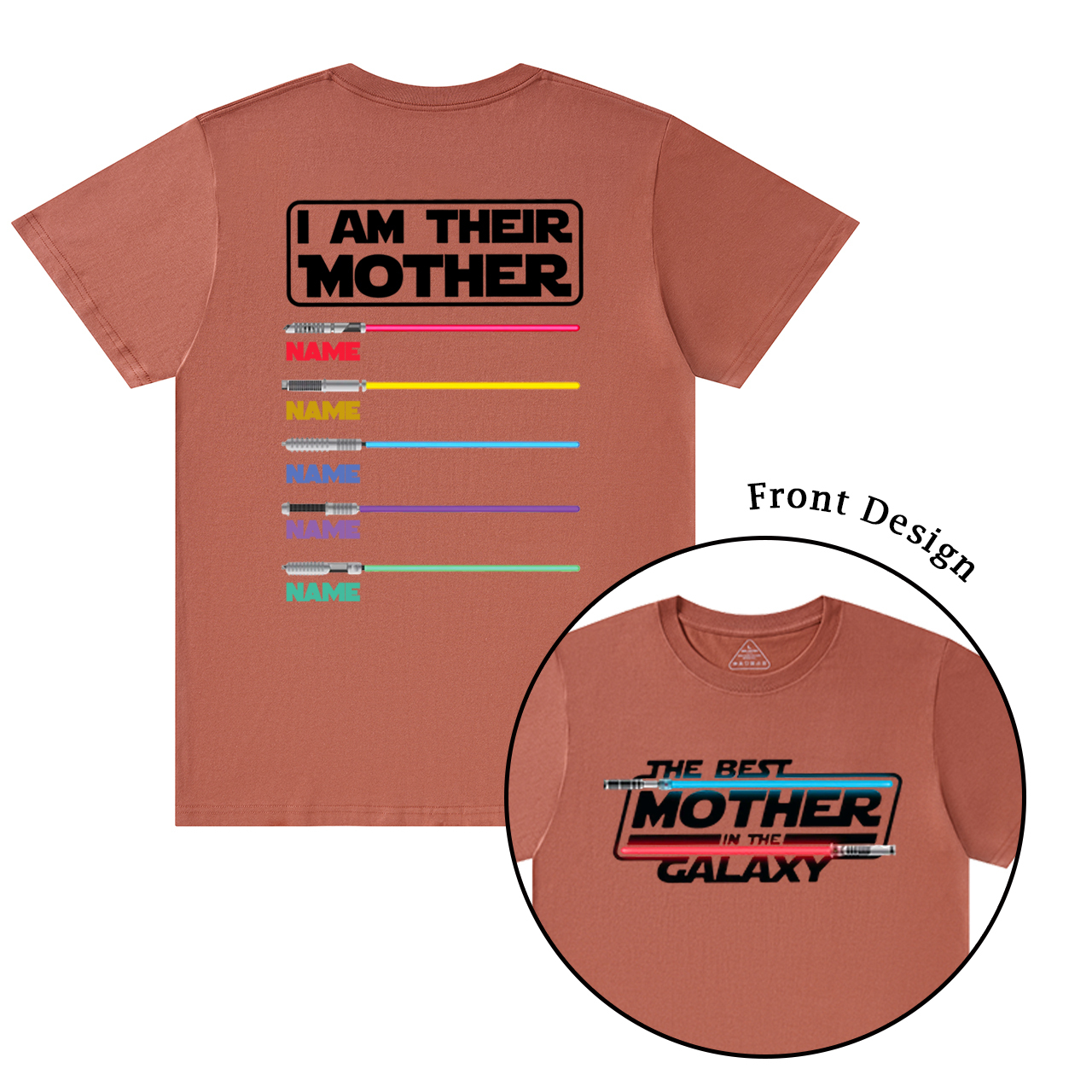 Personalized I Am Their Mother SW Mama T-Shirts