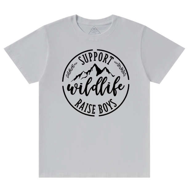 Support Wildlife Raise Funny Mom Gift Shirt