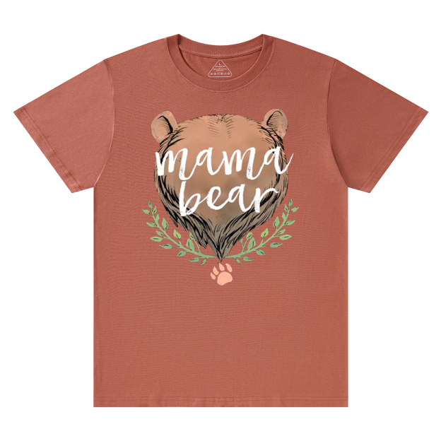 Mama Bear Title Grass Mom Shirt
