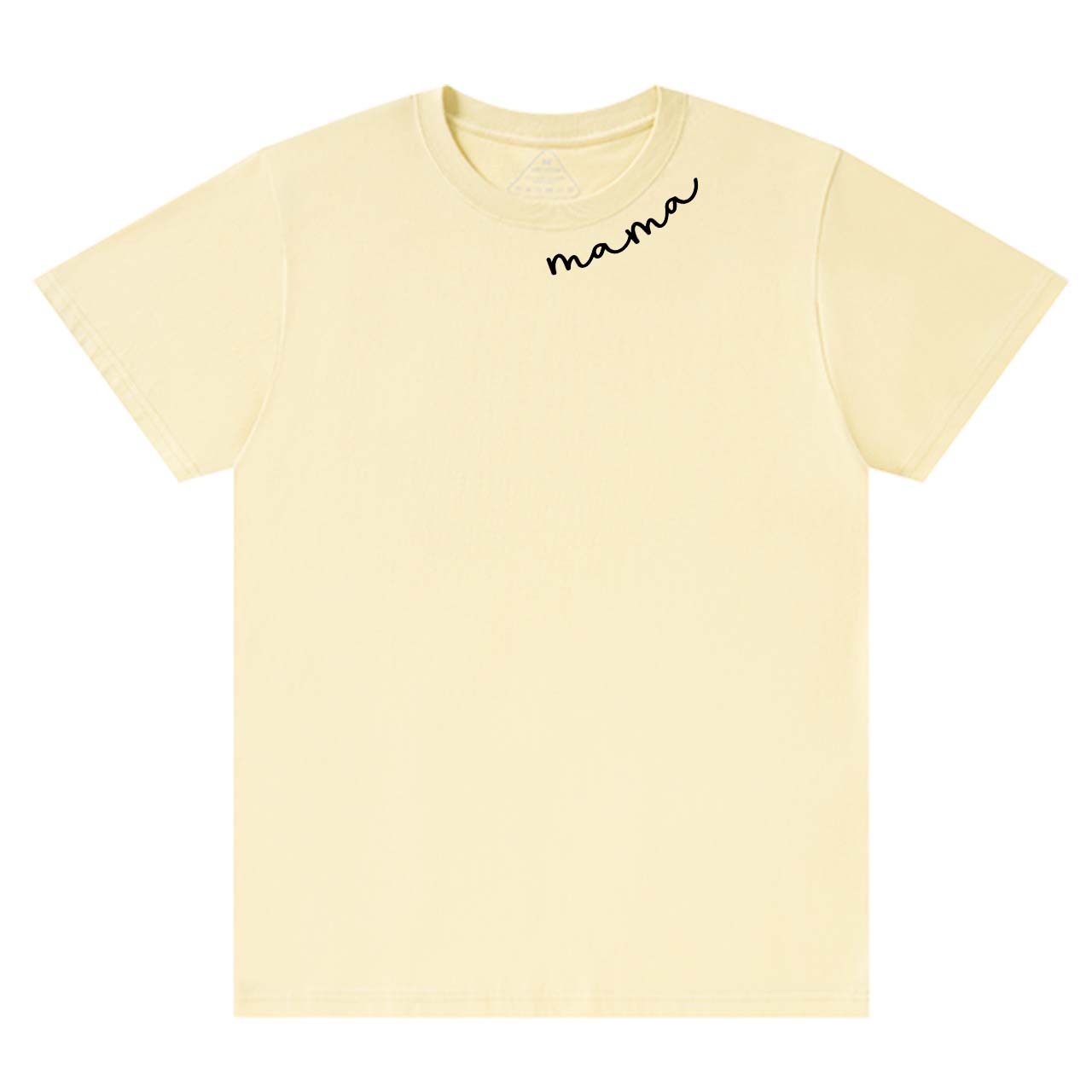 Collar Curved Mama Shirt For Mama
