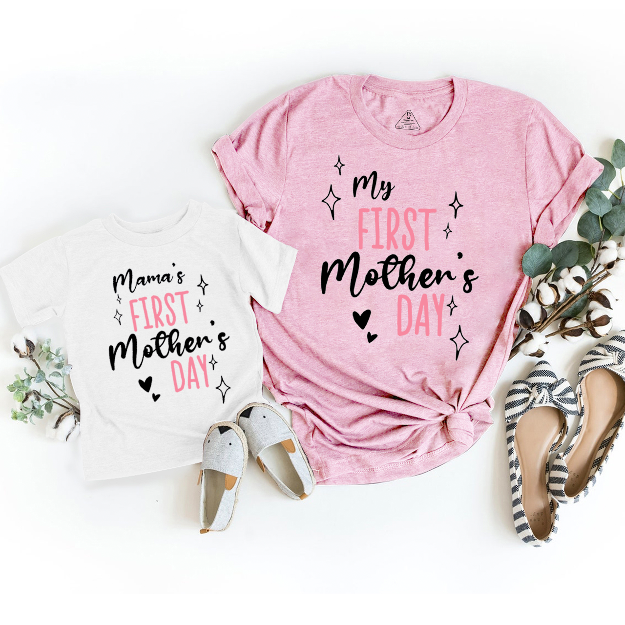 Mama's First Mother's Day Mom&Me Matching Tees