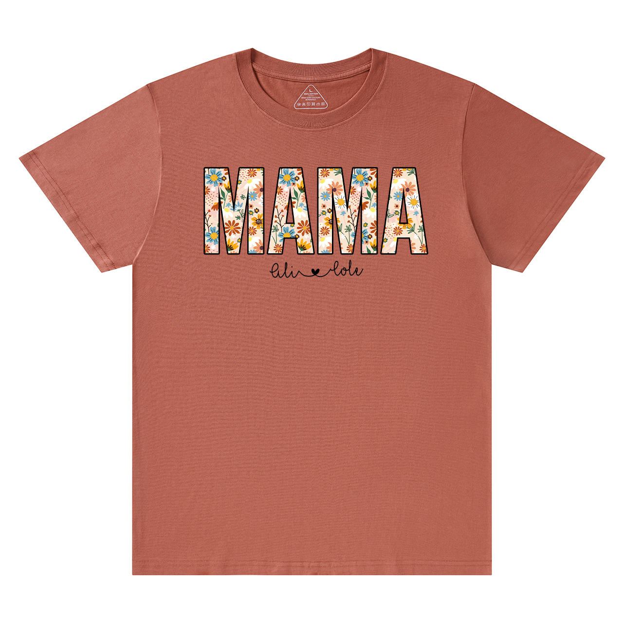 Personalized Mama Floral T-Shirts