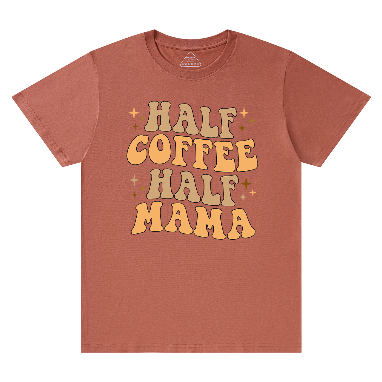 Half Coffee Half Mama Retro Shirt
